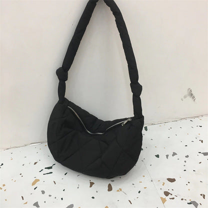 Rhombic Quilted Shoulder Bag – product image 8