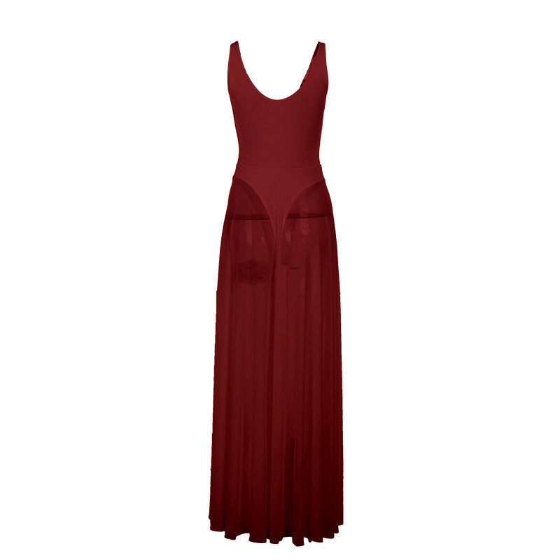 Women's Mesh-Panel Resort Dress – product image 10