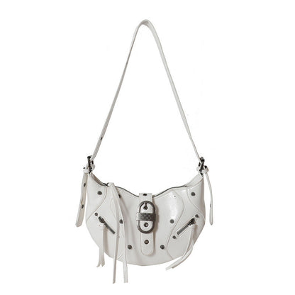 Crescent Rivet Shoulder Bag – product image 2