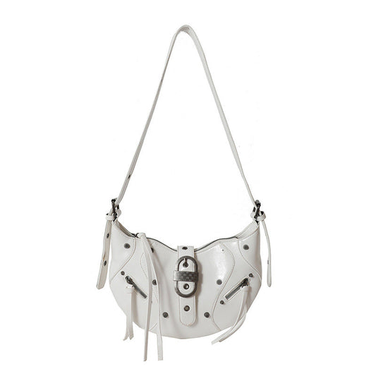Crescent Rivet Shoulder Bag – product image 2