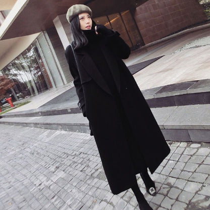 Women's Mid-Length Wool-Blend Coat – product image 1