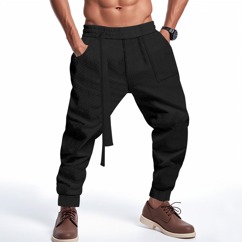 Men's Waffle-Knit Casual Joggers – product image 3