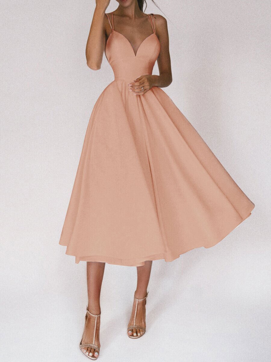 Women's V-Neck A-Line Maxi Dress – product image 6