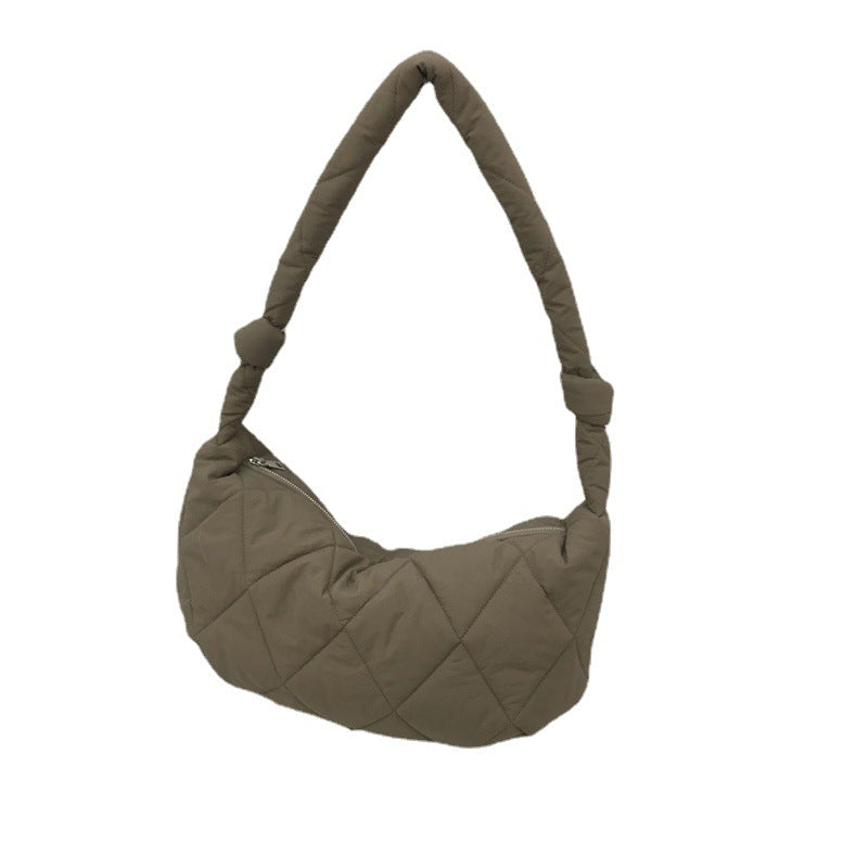 Rhombic Quilted Shoulder Bag – product image 4