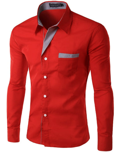 Men's Simple Long-Sleeve Shirt – product image 7