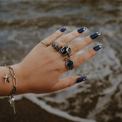 Sovereign Of The Sea Blue Stone Ring – product image 3 of 4