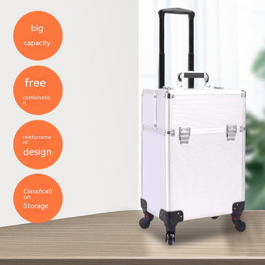 Large-capacity Make-up And Make-up Artist Trolley Storage Toolbox – product image 2