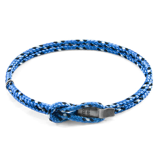 Blue Think Ocean Signature Silver and Rope Bracelet - product image 1 of 5