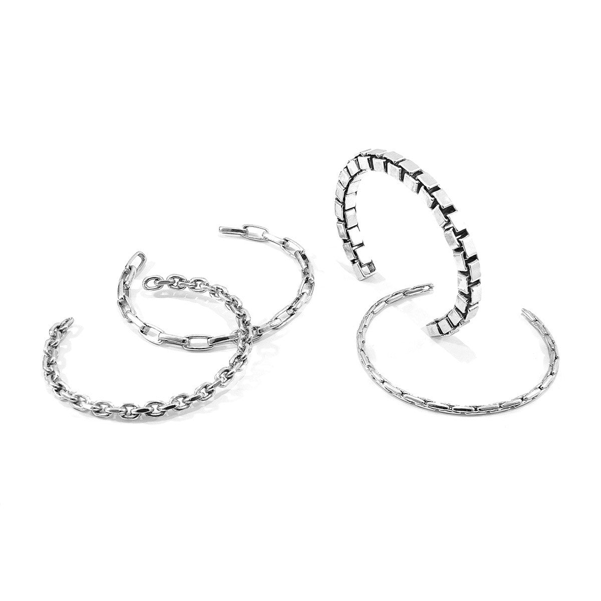 Spiritsail Sail Silver Chain Bangle – product image 6 of 6