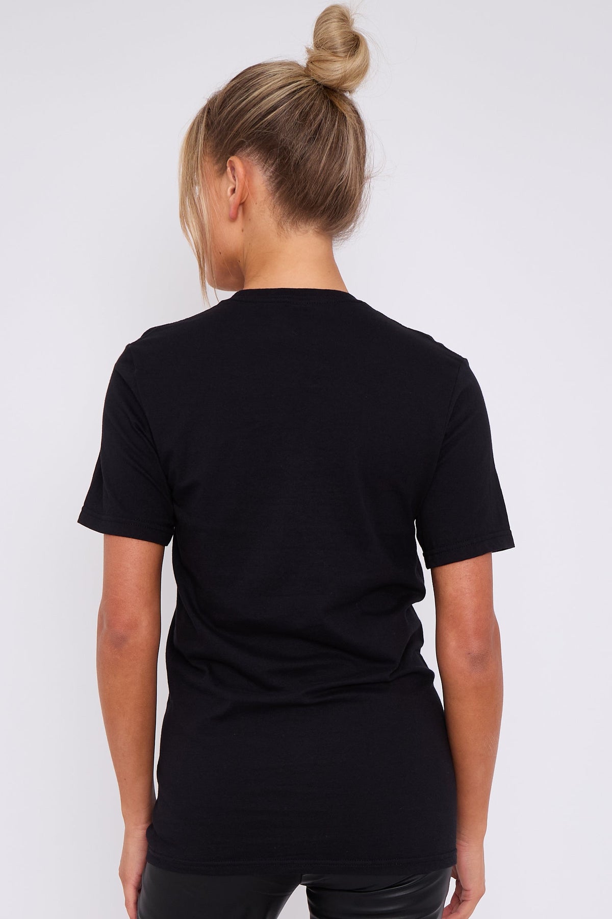 Black C'est La Vie Short Sleeve Regular Fit T Shirt – product image 5 of 5