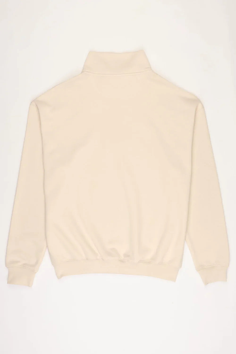 Beige 1/4 Zip Fleece Tracksuit – product image 4 of 7
