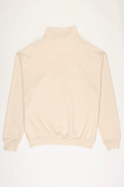 Beige 1/4 Zip Fleece Tracksuit – product image 4 of 7