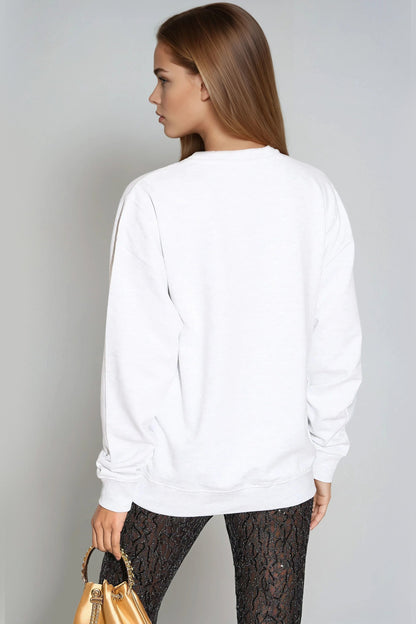 White Follow Your Journey Sweatshirt – product image 6 of 7
