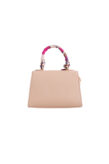 Nude Satin Top Handle Handbag – product image 3 of 3