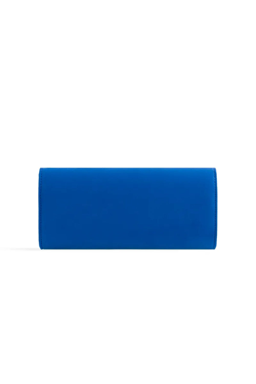 Royal Blue Suede Envelope Clutch Bag – product image 3 of 3