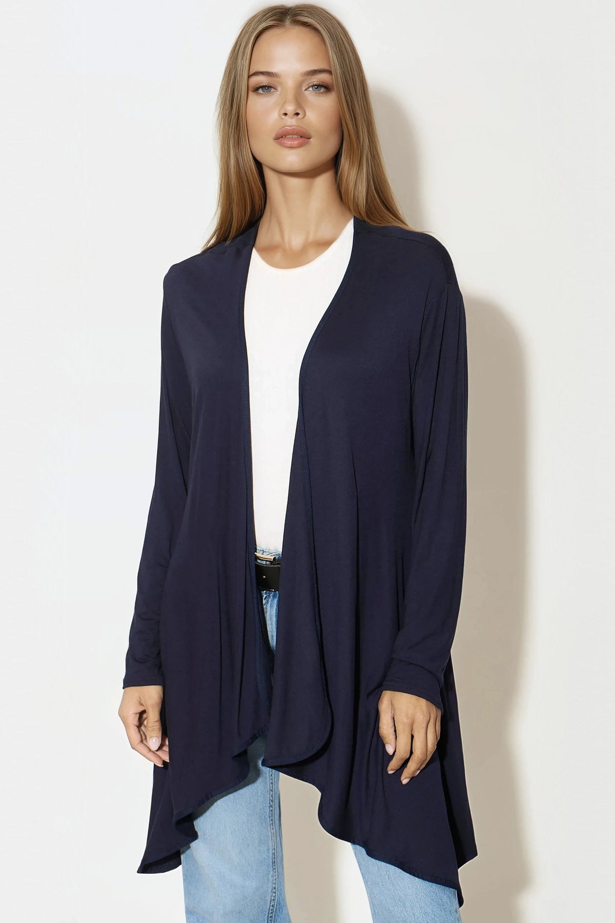 Navy Waterfall Cardigan – product image 1 of 4