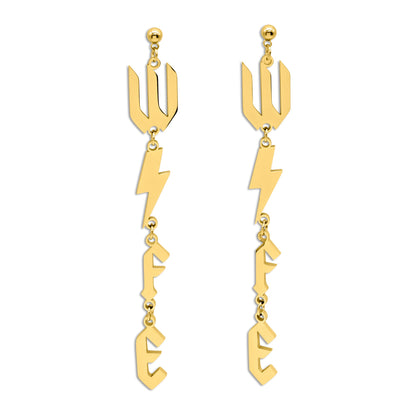 Alternative WIFE Gold Earrings – product image 1 of 2