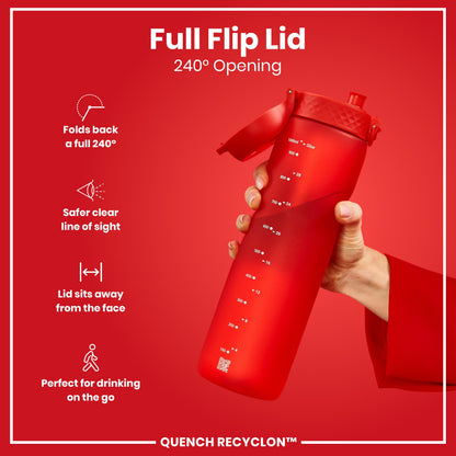 ION8 Recyclon Leak-Proof Bottle – Red (1L) – product image 4