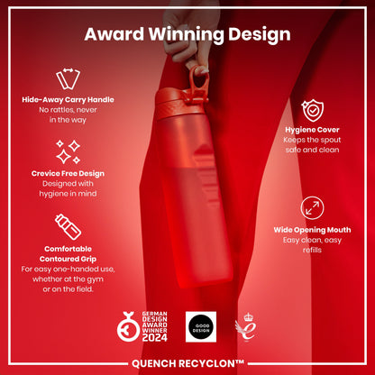 ION8 Recyclon Leak-Proof Bottle – Red (1L) – product image 6