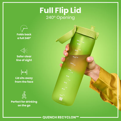 ION8 Recyclon Leak-Proof Bottle – Green (1L) – product image 4