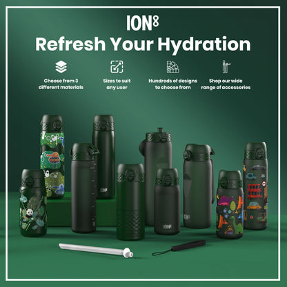 ION8 Recyclon Leak-Proof Bottle – Dark Green (1L) – product image 7