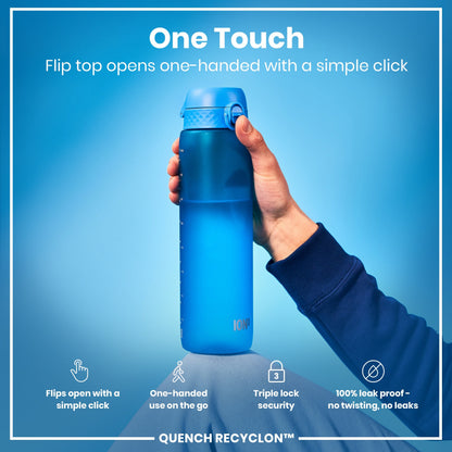 ION8 Recyclon Leak-Proof Bottle – Blue (1L) – product image 3