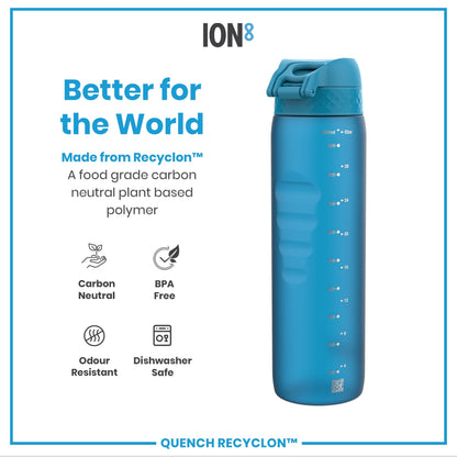 ION8 Recyclon Leak-Proof Bottle – Blue (1L) – product image 5