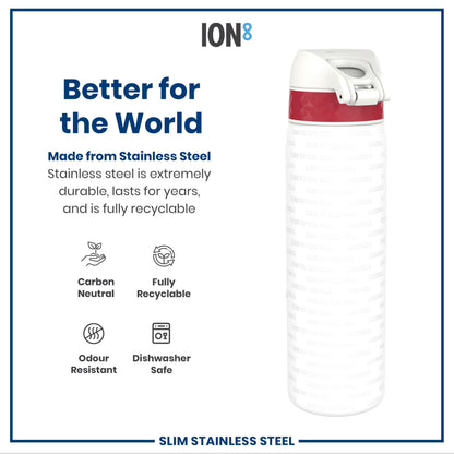 Leak Proof NFL Water Bottle, Stainless Steel, Arizona Cardinals, 600ml (20oz) – product image 5 of 7