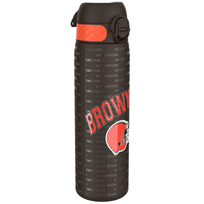 Leak Proof NFL Water Bottle, Stainless Steel, Cleveland Browns, 600ml (20oz) – product image 1 of 7