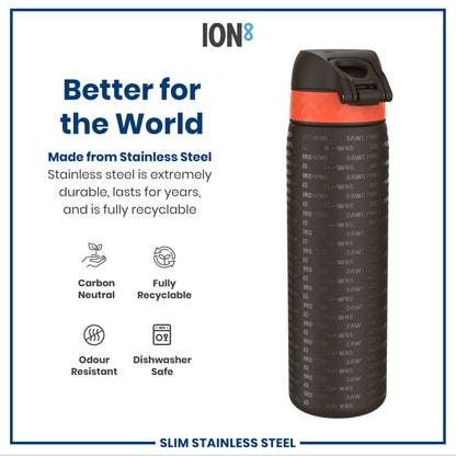 Leak Proof NFL Water Bottle, Stainless Steel, Cleveland Browns, 600ml (20oz) – product image 5 of 7