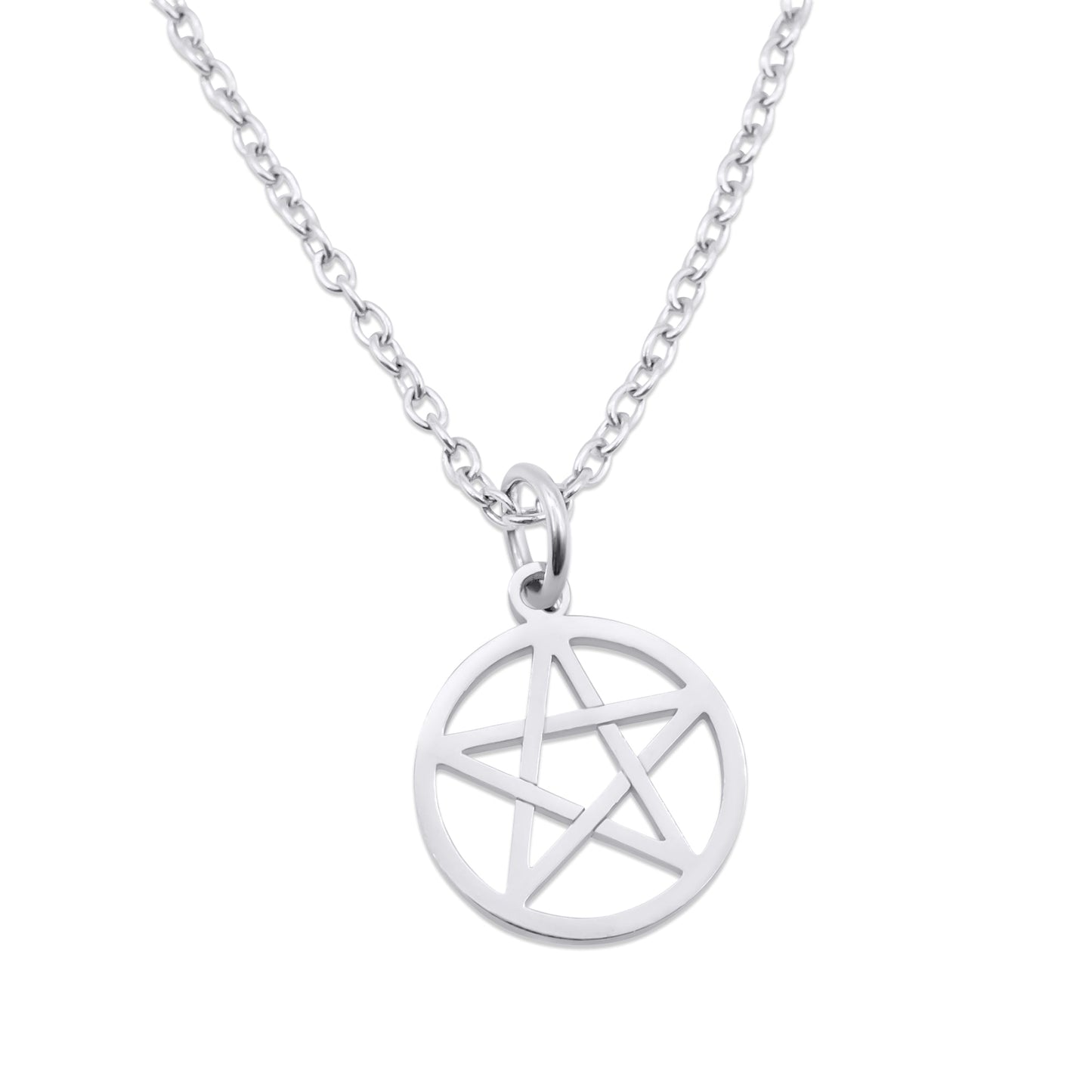 Pentacle Stainless Steel Necklace – product image 1