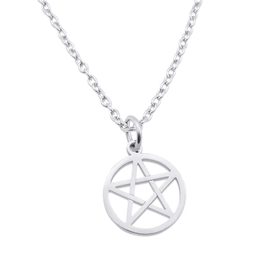 Pentacle Stainless Steel Necklace – product image 1