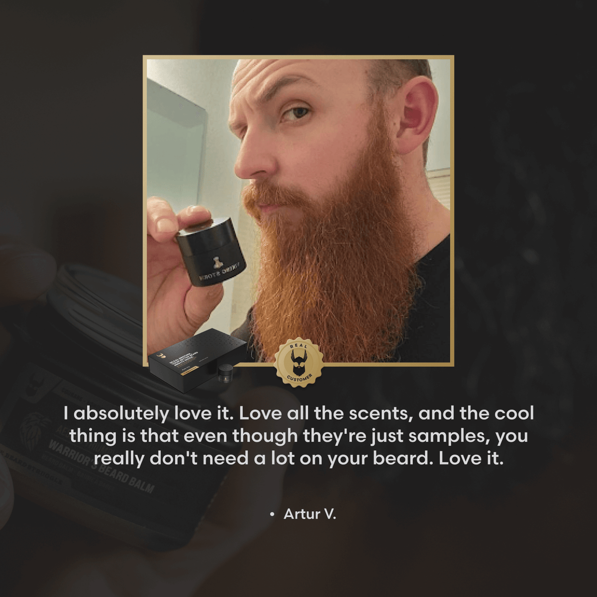 Balm Sampler Kit – supplier review graphic