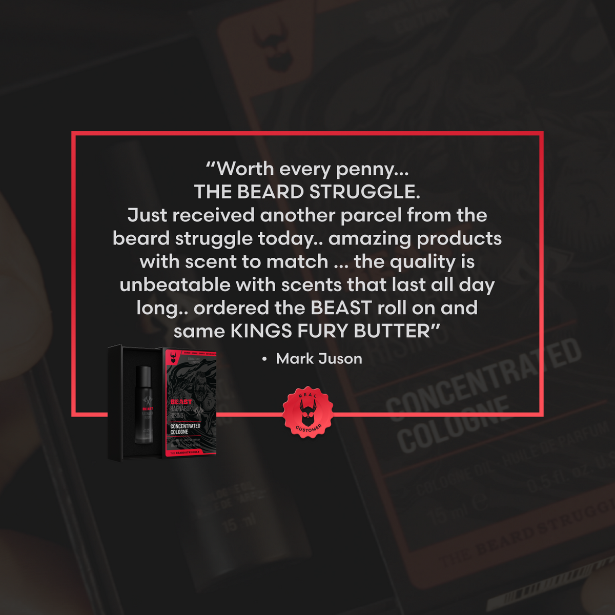 Concentrated Cologne - Beast – supplier review graphic