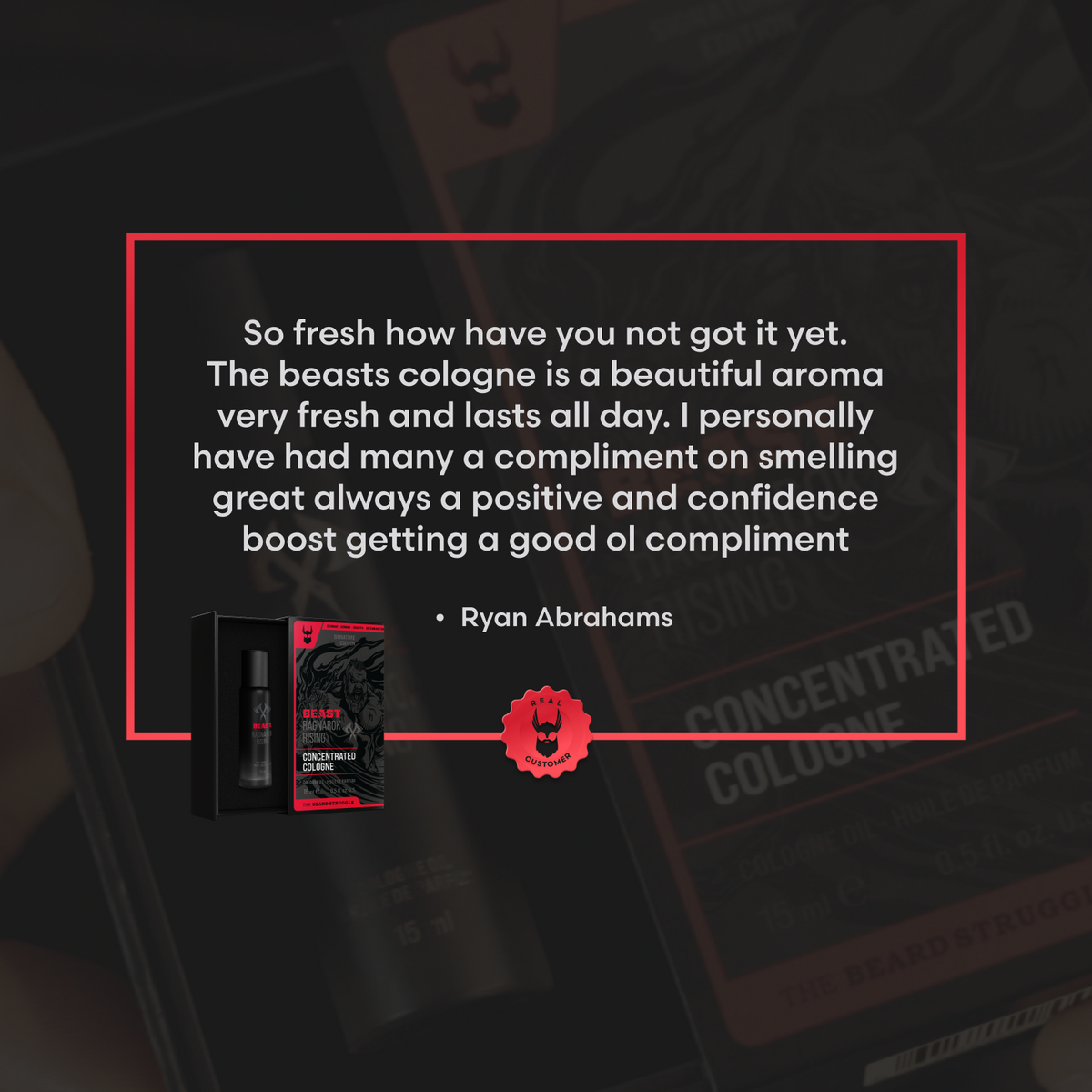 Concentrated Cologne - Beast – supplier review graphic