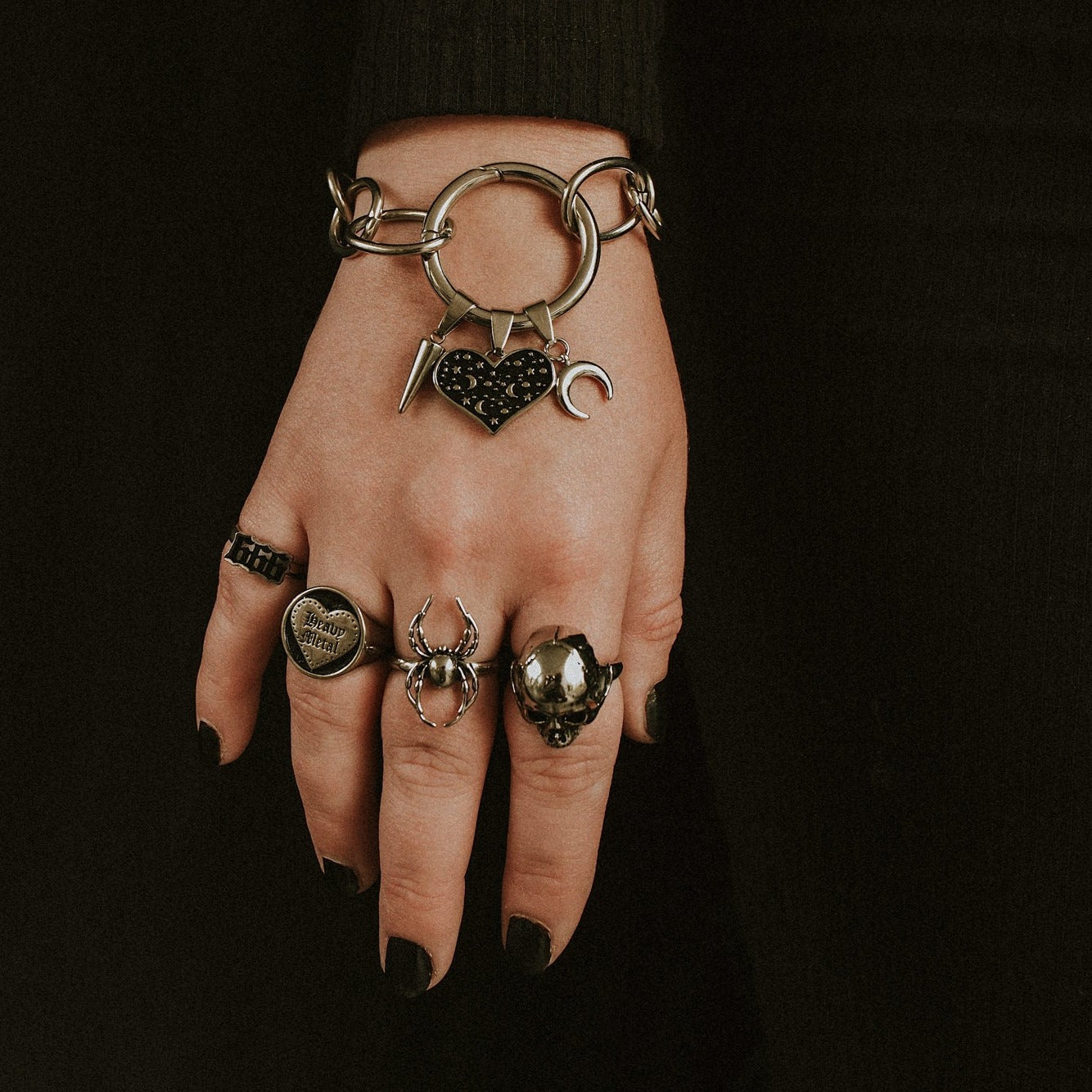 Silver Talisman Charm Bracelet – product image 2