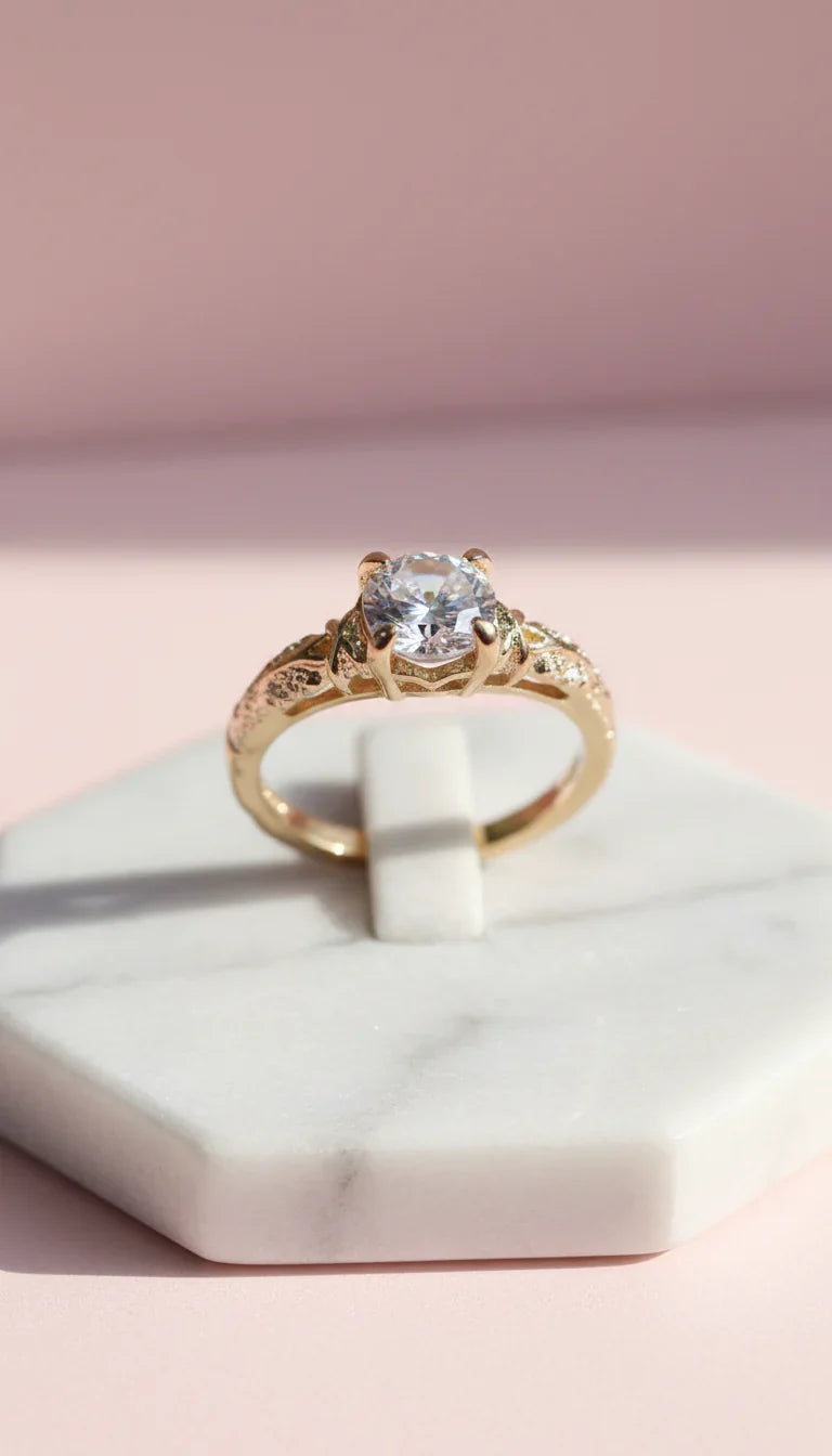 Crystal Ring Gold Box set of 12 – product image 1 of 1