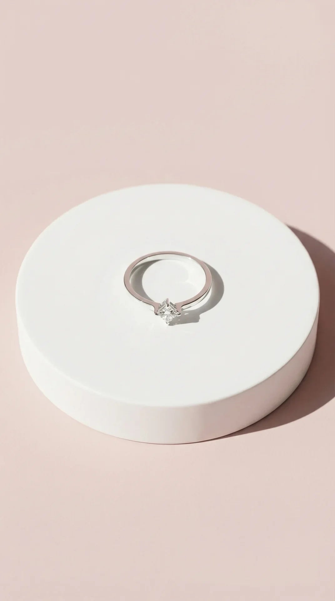Box set of 36 Crystal Square Cut Silver Stacking Rings – product image 3 of 3