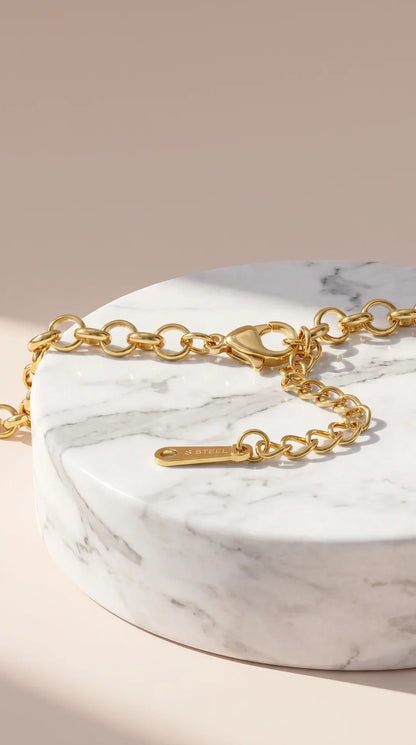 Cherry Crystal Gold Plated Steel Pendant Necklace – product image 3 of 4