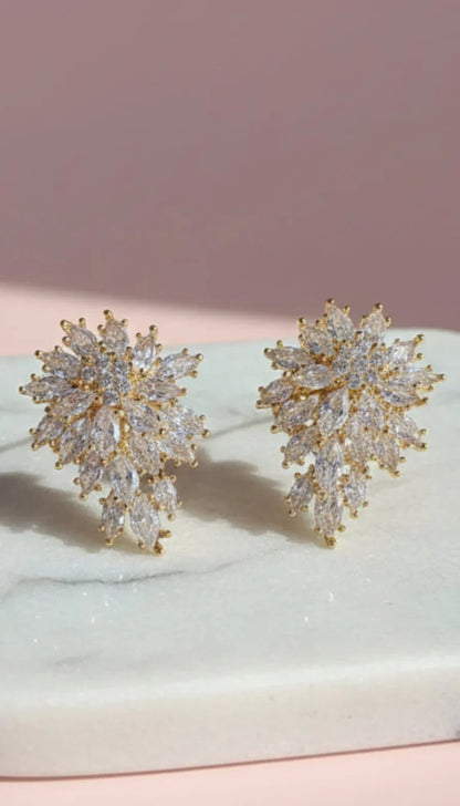 Clustered Crystal Drop & Dangle Earrings – product image 1 of 3