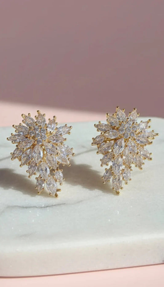 Clustered Crystal Drop & Dangle Earrings – product image 1 of 3