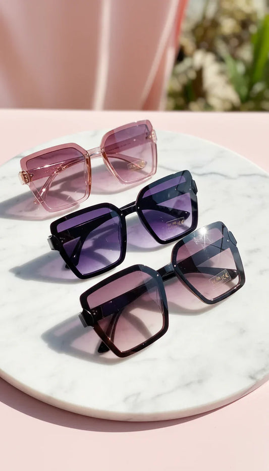 Retro Cats Eye Acrylic Sunglasses Box of 20 - product image 1 of 1