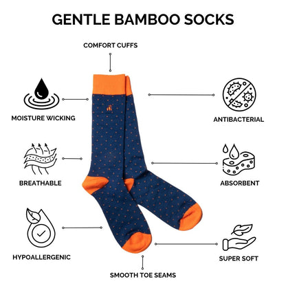 Cerise Bamboo Socks (Comfort Cuff) – product image 4 of 4
