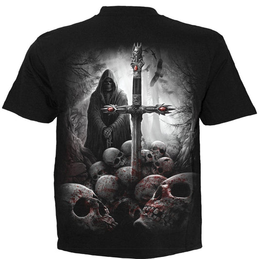 Soul Searcher Black Graphic T-Shirt – product image 2