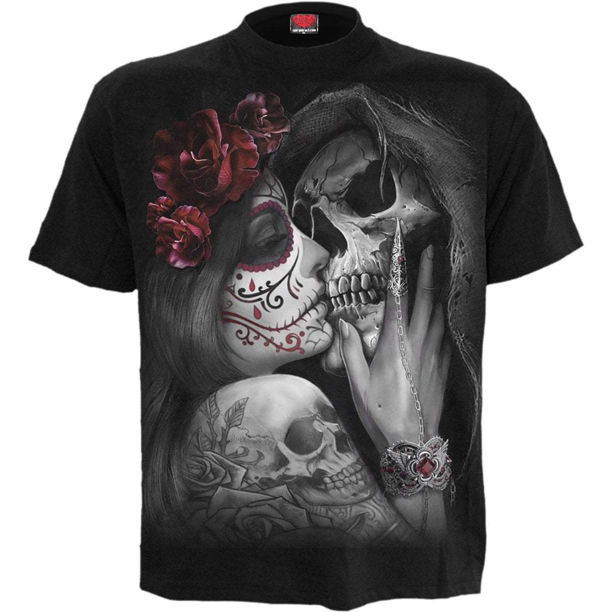 Dead Kiss Black Graphic T-Shirt – product image 1