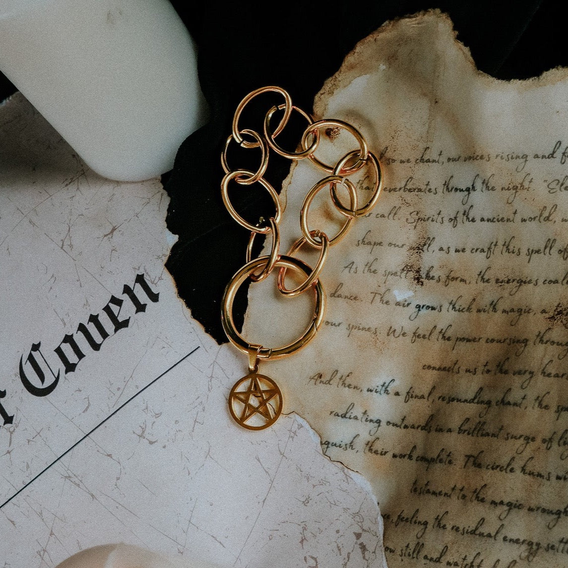 Gold Talisman Charm Bracelet – product image 4