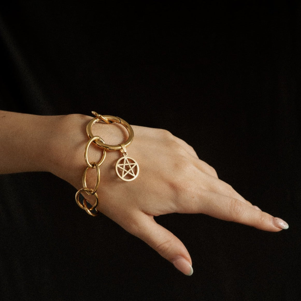Gold Talisman Charm Bracelet – product image 2