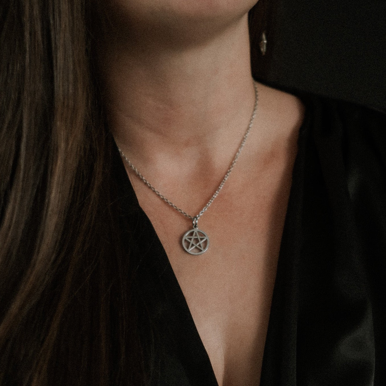 Pentacle Stainless Steel Necklace – product image 2