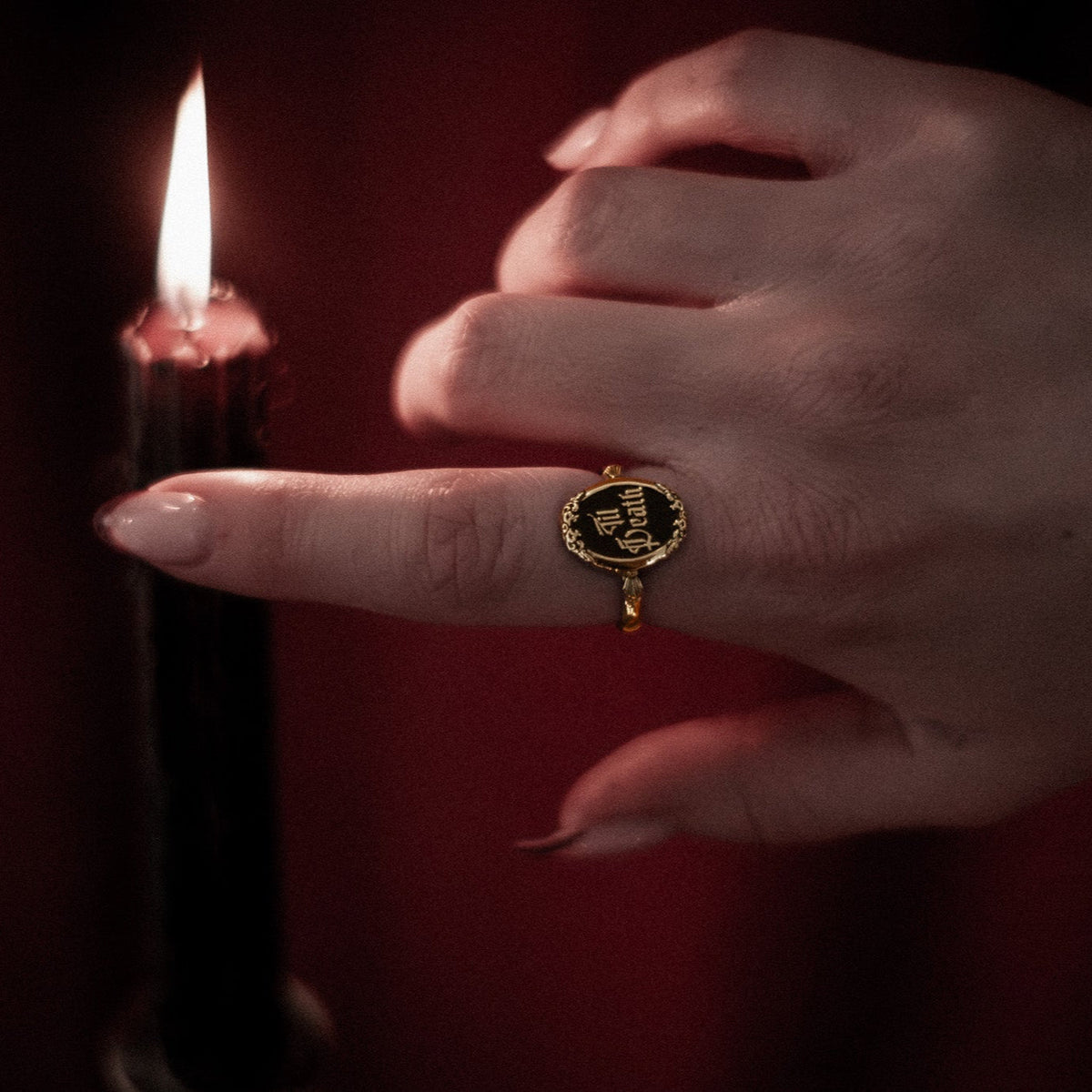 Gold Til Death Ring – product image 2 of 2