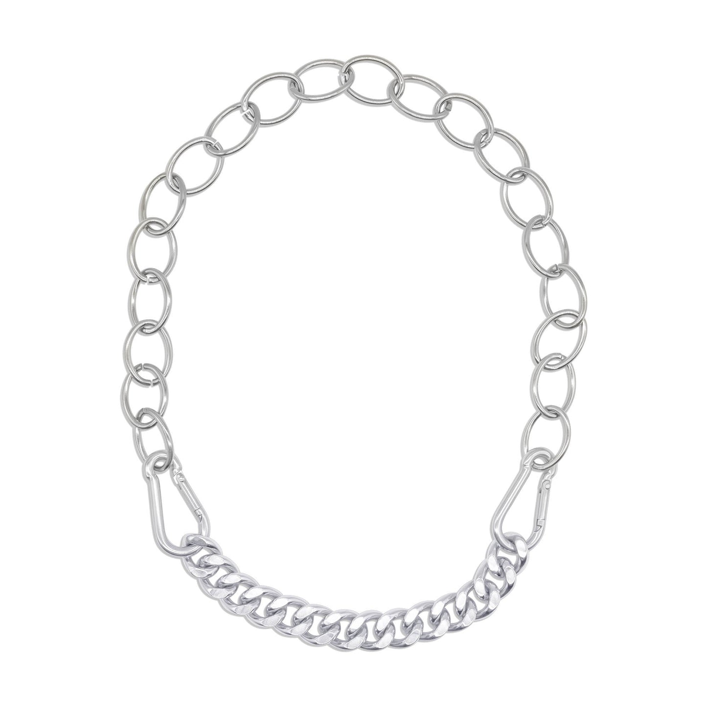 Anarchy Stainless Steel Multi-Chain Necklace – product image 1